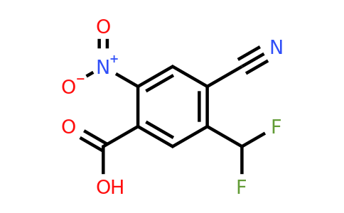 1807145-68-1 | 4-Cyano-5-difluoromethyl-2-nitrobenzoic acid