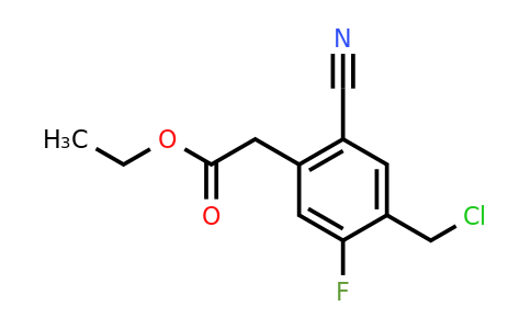 1807146-32-2 | Ethyl 4-chloromethyl-2-cyano-5-fluorophenylacetate