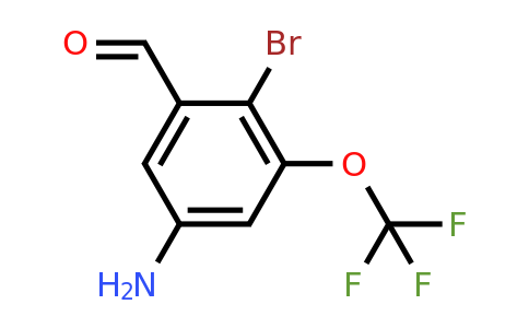 1807146-76-4 | 5-Amino-2-bromo-3-(trifluoromethoxy)benzaldehyde