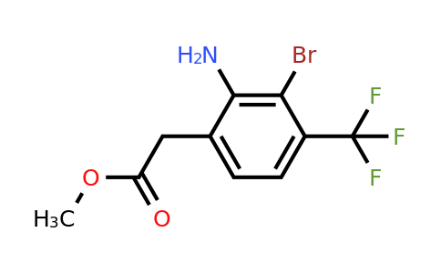 1807147-45-0 | Methyl 2-amino-3-bromo-4-(trifluoromethyl)phenylacetate