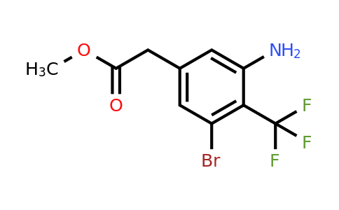 1807147-65-4 | Methyl 3-amino-5-bromo-4-(trifluoromethyl)phenylacetate