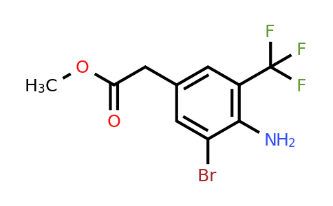 1807147-72-3 | Methyl 4-amino-3-bromo-5-(trifluoromethyl)phenylacetate