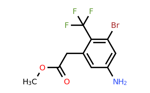 1807147-79-0 | Methyl 5-amino-3-bromo-2-(trifluoromethyl)phenylacetate