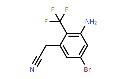 1807147-90-5 | 3-Amino-5-bromo-2-(trifluoromethyl)phenylacetonitrile