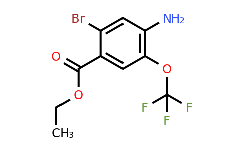 1807148-15-7 | Ethyl 4-amino-2-bromo-5-(trifluoromethoxy)benzoate