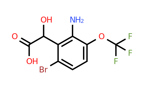 1807149-36-5 | 2-Amino-6-bromo-3-(trifluoromethoxy)mandelic acid