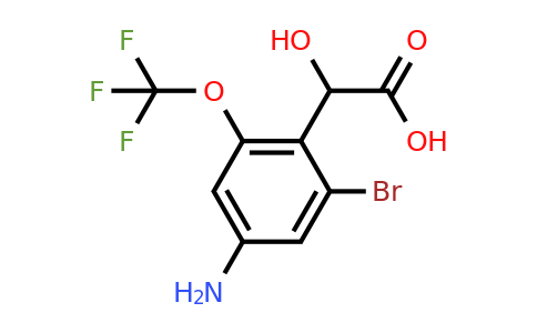 1807149-50-3 | 4-Amino-2-bromo-6-(trifluoromethoxy)mandelic acid