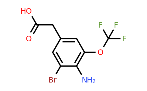 1807149-71-8 | 4-Amino-3-bromo-5-(trifluoromethoxy)phenylacetic acid