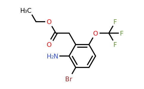 1807149-80-9 | Ethyl 2-amino-3-bromo-6-(trifluoromethoxy)phenylacetate