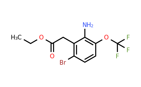 1807149-87-6 | Ethyl 2-amino-6-bromo-3-(trifluoromethoxy)phenylacetate