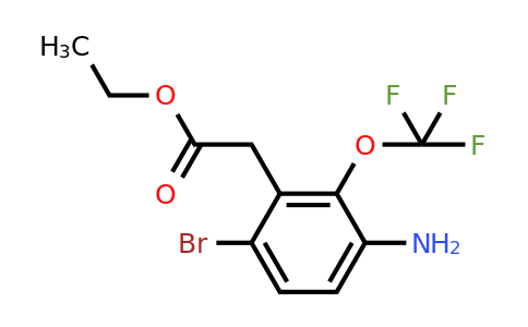1807150-01-1 | Ethyl 3-amino-6-bromo-2-(trifluoromethoxy)phenylacetate