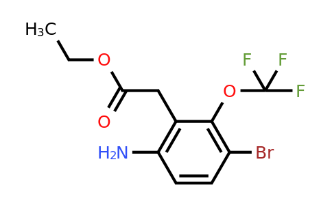 1807150-10-2 | Ethyl 6-amino-3-bromo-2-(trifluoromethoxy)phenylacetate
