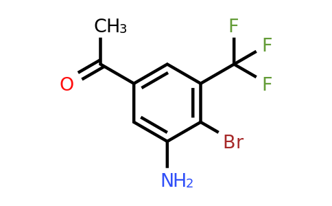 1807150-57-7 | 3'-Amino-4'-bromo-5'-(trifluoromethyl)acetophenone