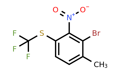 1807151-95-6 | 2-Bromo-3-nitro-4-(trifluoromethylthio)toluene