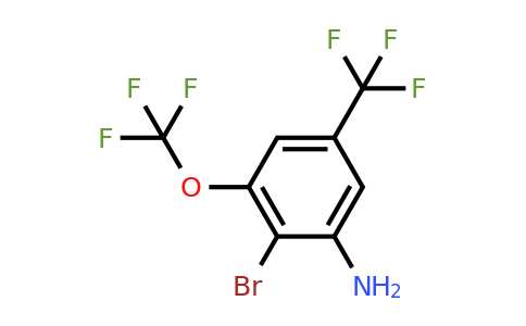 1807152-28-8 | 2-Bromo-3-trifluoromethoxy-5-(trifluoromethyl)aniline
