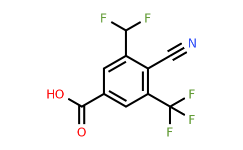 1807153-03-2 | 4-Cyano-3-difluoromethyl-5-(trifluoromethyl)benzoic acid