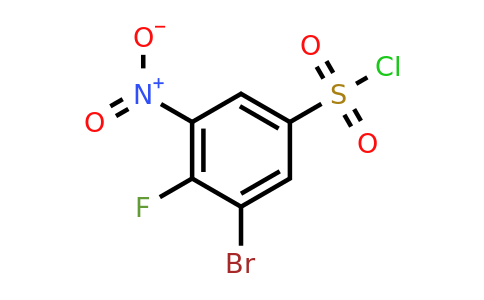 1807153-33-8 | 3-Bromo-4-fluoro-5-nitrobenzenesulfonyl chloride