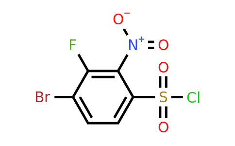 1807153-44-1 | 4-Bromo-3-fluoro-2-nitrobenzenesulfonyl chloride