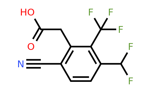 1807153-52-1 | 6-Cyano-3-difluoromethyl-2-(trifluoromethyl)phenylacetic acid