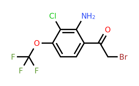 1807153-63-4 | 2'-Amino-3'-chloro-4'-(trifluoromethoxy)phenacyl bromide
