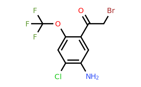 1807154-08-0 | 5'-Amino-4'-chloro-2'-(trifluoromethoxy)phenacyl bromide