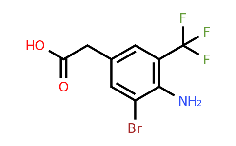 1807154-18-2 | 4-Amino-3-bromo-5-(trifluoromethyl)phenylacetic acid