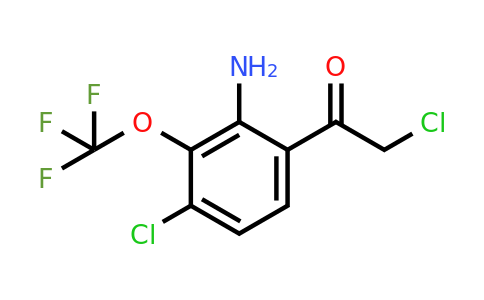 1807154-25-1 | 2'-Amino-4'-chloro-3'-(trifluoromethoxy)phenacyl chloride