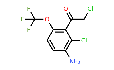 1807154-36-4 | 3'-Amino-2'-chloro-6'-(trifluoromethoxy)phenacyl chloride