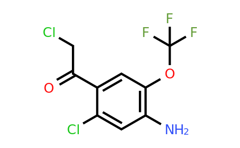 1807154-47-7 | 4'-Amino-2'-chloro-5'-(trifluoromethoxy)phenacyl chloride
