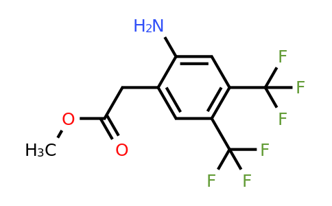 1807154-50-2 | Methyl 2-amino-4,5-bis(trifluoromethyl)phenylacetate