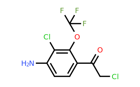 1807154-54-6 | 4'-Amino-3'-chloro-2'-(trifluoromethoxy)phenacyl chloride