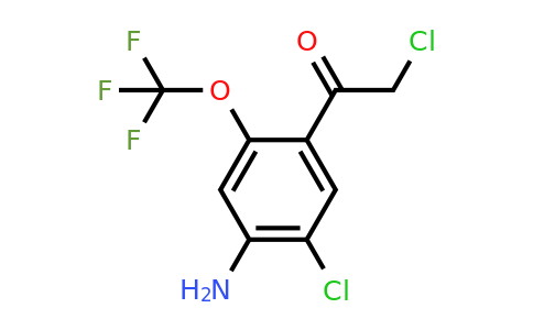 1807154-71-7 | 4'-Amino-5'-chloro-2'-(trifluoromethoxy)phenacyl chloride
