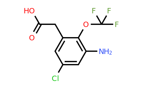 1807154-85-3 | 3-Amino-5-chloro-2-(trifluoromethoxy)phenylacetic acid