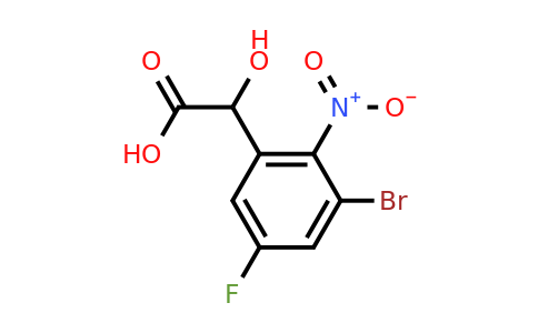 1807154-87-5 | 3-Bromo-5-fluoro-2-nitromandelic acid