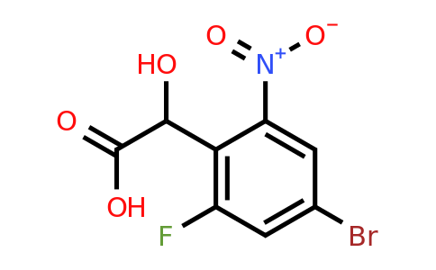 1807154-95-5 | 4-Bromo-2-fluoro-6-nitromandelic acid