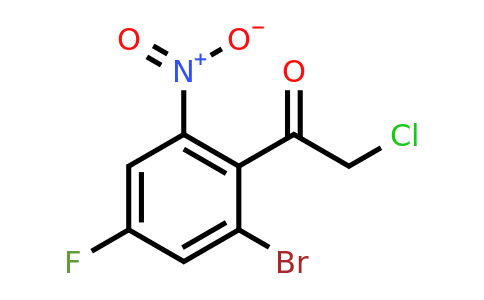 1807155-10-7 | 2'-Bromo-4'-fluoro-6'-nitrophenacyl chloride