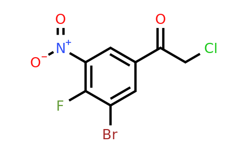 1807155-28-7 | 3'-Bromo-4'-fluoro-5'-nitrophenacyl chloride