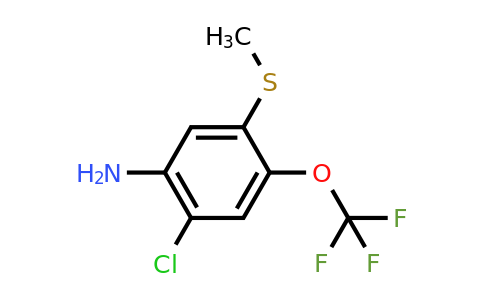 1807155-43-6 | 5-Amino-4-chloro-2-(trifluoromethoxy)thioanisole