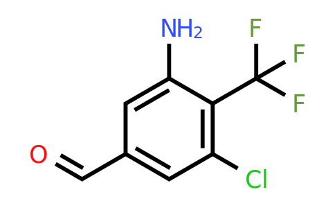 1807155-68-5 | 3-Amino-5-chloro-4-(trifluoromethyl)benzaldehyde