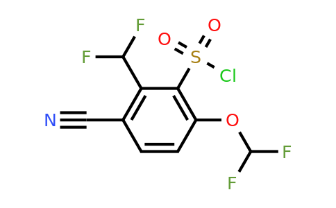 1807156-15-5 | 3-Cyano-6-difluoromethoxy-2-(difluoromethyl)benzenesulfonylchloride