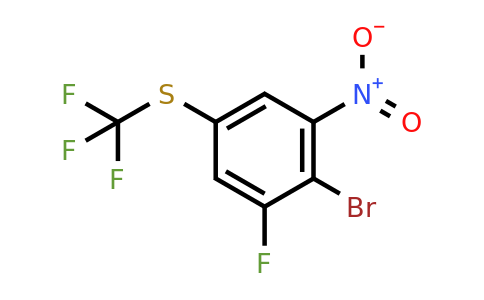 1807156-16-6 | 1-Bromo-2-fluoro-6-nitro-4-(trifluoromethylthio)benzene