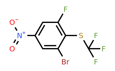 1807156-22-4 | 1-Bromo-3-fluoro-5-nitro-2-(trifluoromethylthio)benzene