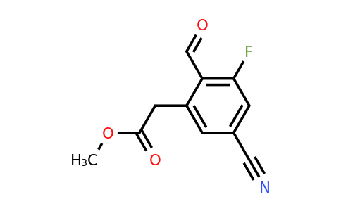 1807156-87-1 | Methyl 5-cyano-3-fluoro-2-formylphenylacetate