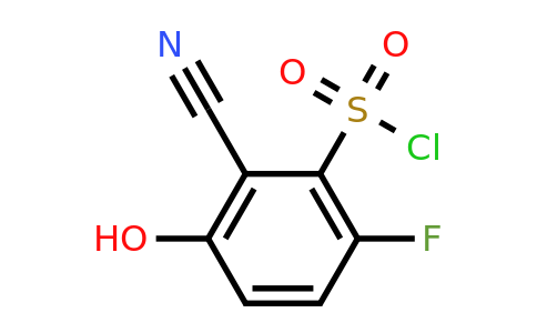1807156-93-9 | 2-Cyano-6-fluoro-3-hydroxybenzenesulfonylchloride