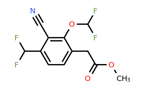 1807157-13-6 | Methyl 3-cyano-2-difluoromethoxy-4-(difluoromethyl)phenylacetate