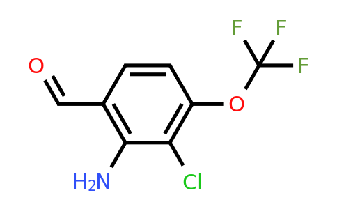 1807157-28-3 | 2-Amino-3-chloro-4-(trifluoromethoxy)benzaldehyde