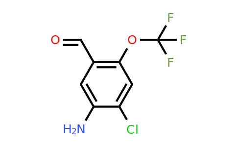 1807157-80-7 | 5-Amino-4-chloro-2-(trifluoromethoxy)benzaldehyde