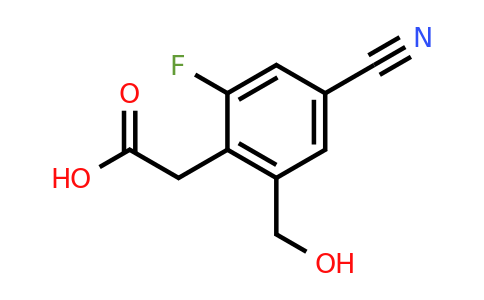 1807158-03-7 | 4-Cyano-2-fluoro-6-(hydroxymethyl)phenylacetic acid