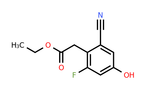 1807158-41-3 | Ethyl 2-cyano-6-fluoro-4-hydroxyphenylacetate