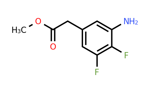 1807159-17-6 | Methyl 3-amino-4,5-difluorophenylacetate